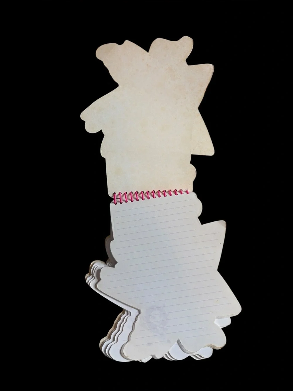 Vtg Lisa Frank Rocker Girl Guitar Shaped Notebook Spiral Notepad Used Y2K